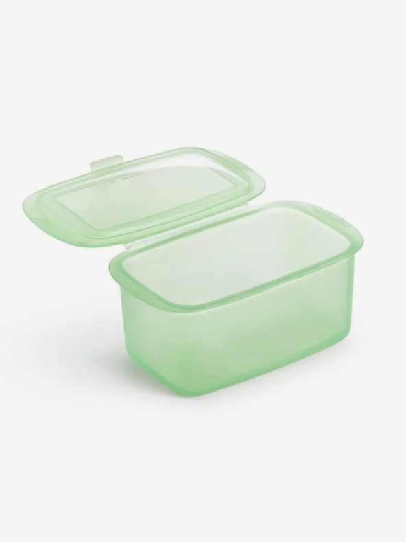 Lékué Lékué zelena silikonska škatla za shranjevanje živil (1000 ml )