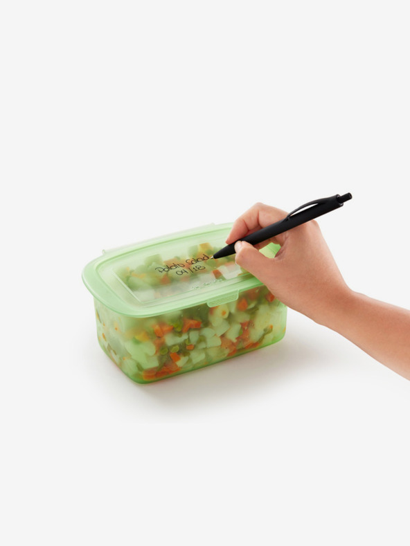 Lékué Lékué zelena silikonska škatla za shranjevanje živil (1000 ml )