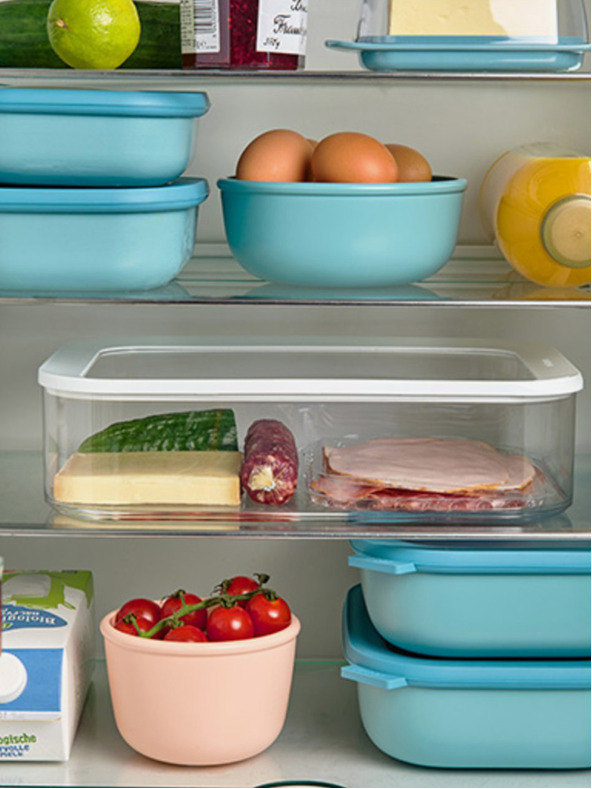 Mepal Komplet treh posod v svetlo modri barvi Mepal Cirqula 350+750+1250 ml