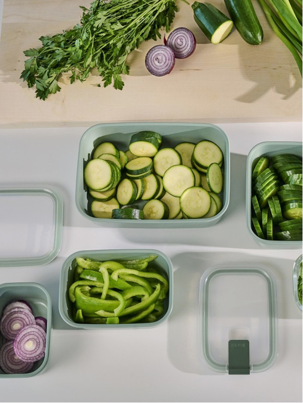 Mepal Črna škatlica za shranjevanje hrane Mepal EasyClip (700 ml)