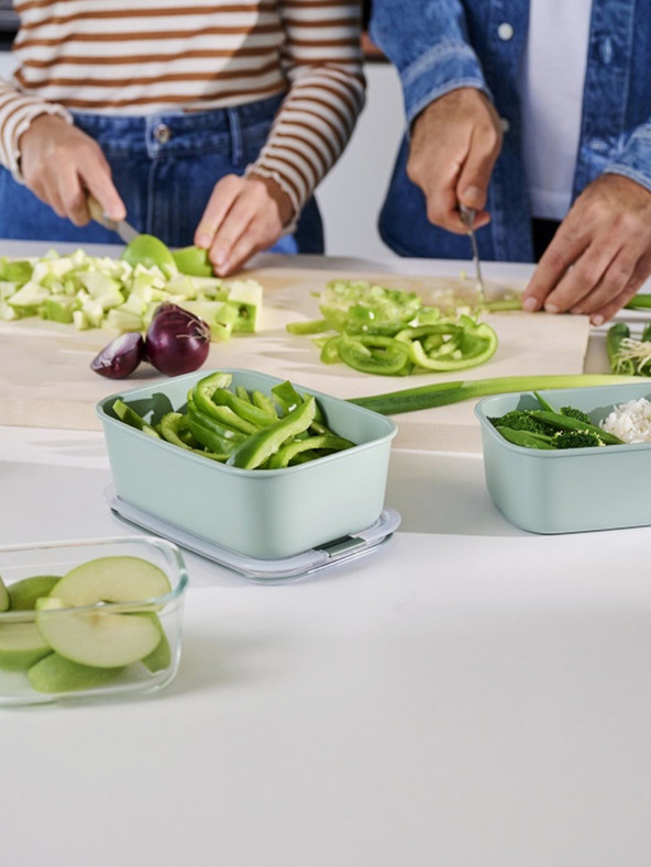 Mepal Črna posoda za shranjevanje hrane Mepal EasyClip 1000 ml