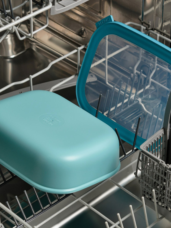 Mepal Svetlo zelena Mepal Cirqula Pravokotna posoda 750 + 1500 + 3000 ml