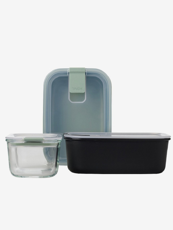 Mepal Črna škatla za shranjevanje živil Mepal EasyClip 450 ml