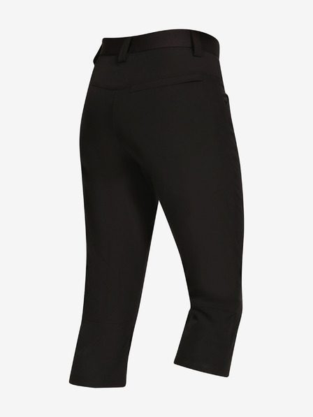 ALPINE PRO Ženske softshell kratke hlače ALPINE PRO WEDERA black