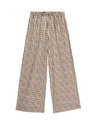 Marks & Spencer Geometrična hlačna krila s širokimi hlačnicami Marks & Spencer rjava