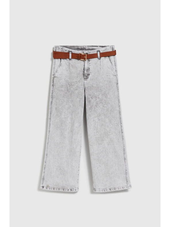 Moodo Sive ženske jeans hlače Moodo