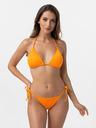 DORINA Komplet dveh spodnjih delov ženskih kopalk v oranžni in beli barvi DORINA Avalon