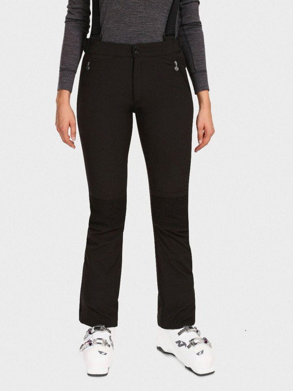 Kilpi Črne ženske softshell smučarske hlače Kilpi DIONE