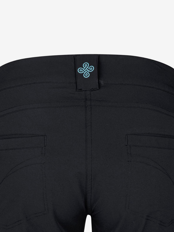 Kilpi Črne ženske hlače za na prostem Kilpi BRODELIA