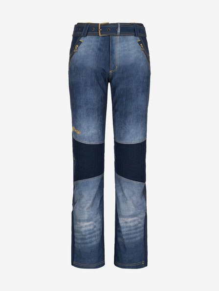 Kilpi Modre ženske softshell smučarske hlače Kilpi JEANSO
