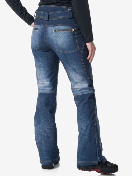 Kilpi Modre ženske softshell smučarske hlače Kilpi JEANSO
