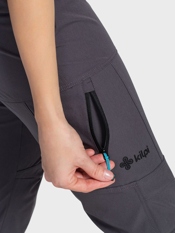 Kilpi Temno sive ženske hlače za na prostem Kilpi BELVELA