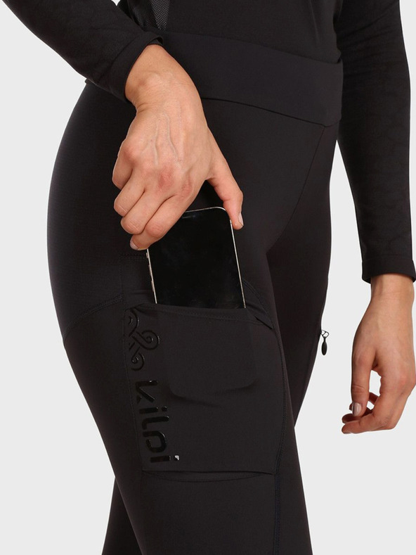 Kilpi Črne ženske hlače za na prostem Kilpi MOUNTERIA