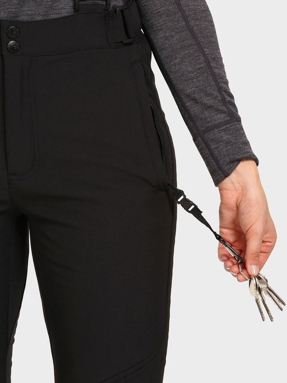 Kilpi Črne ženske softshell smučarske hlače Kilpi RHEA
