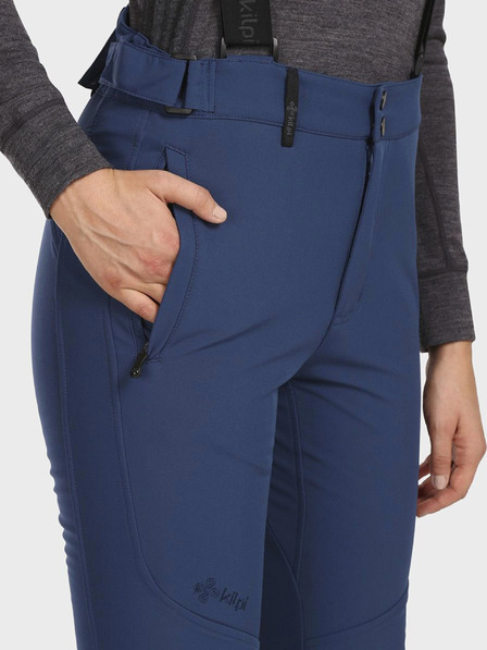 Kilpi Temno modre ženske softshell smučarske hlače Kilpi RHEA