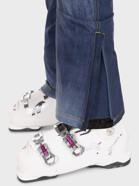 Kilpi Temno modre ženske softshell smučarske hlače Kilpi JEANSO