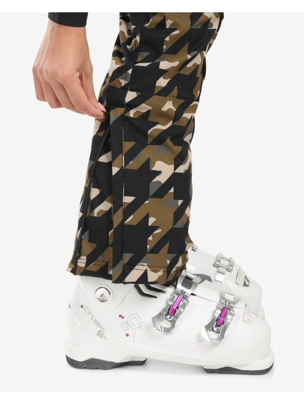 Kilpi Ženske softshell smučarske hlače Kilpi TORIEN-W Khaki