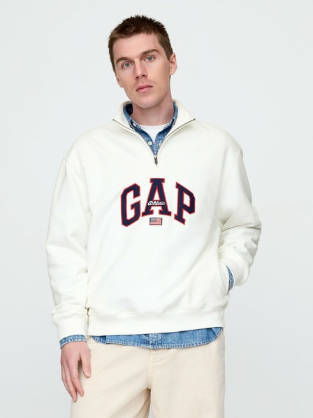 GAP Oversize pulover z logom Americana GAP