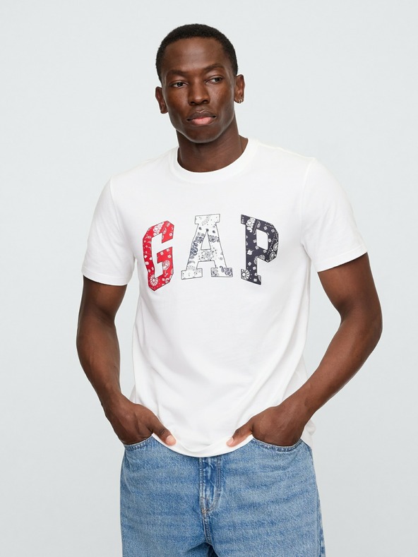 GAP Majica z logotipom Everyday Soft Americana GAP