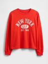 GAP Oversize pulover z logom Americana GAP