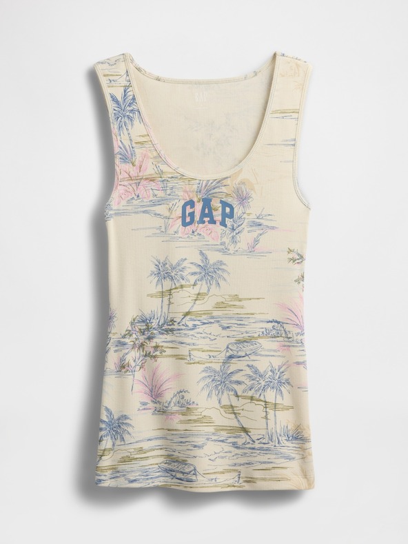 GAP Rebrasta majica z logotipom GAP