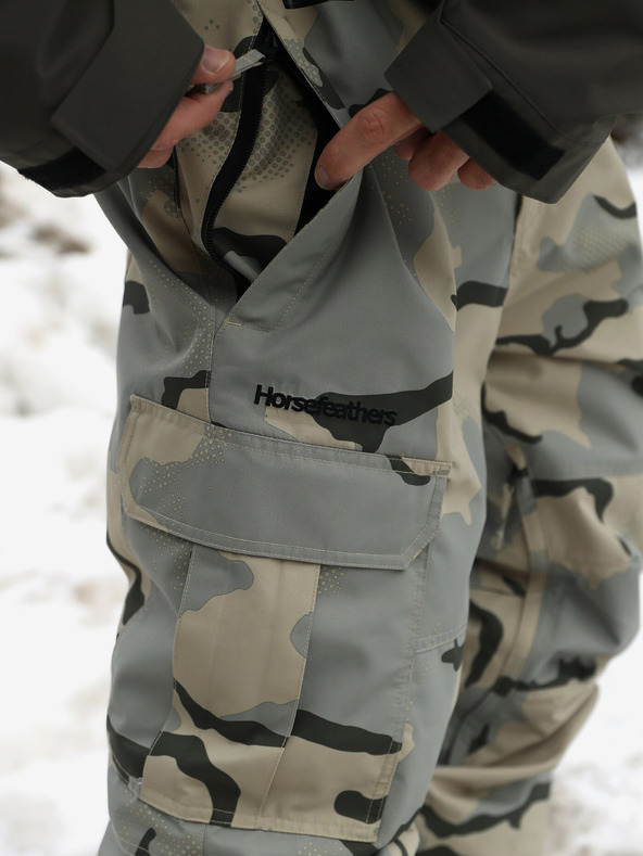 Horsefeathers Hlače Rowen Horsefeathers - temno sive