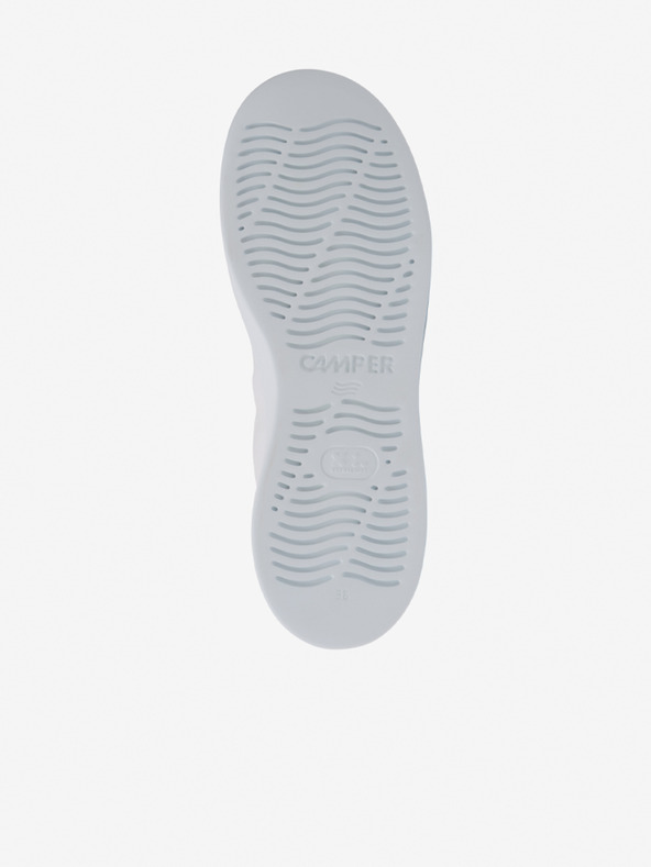 Camper Bele ženske usnjene superge Camper