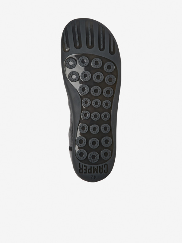 Camper Črni moški usnjeni škornji Camper