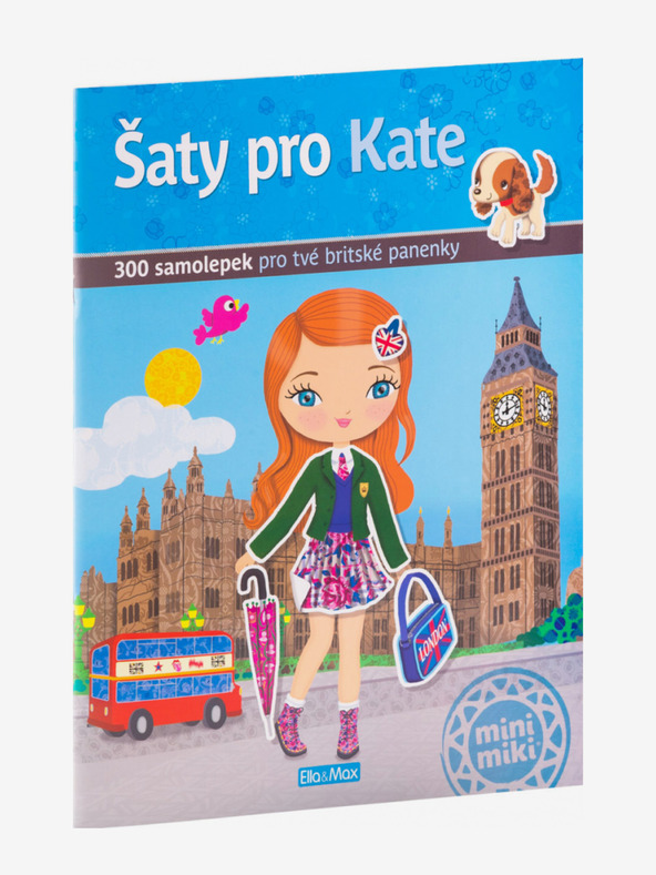 ELLA & MAX Oblačenje za KATE - knjiga z nalepkami