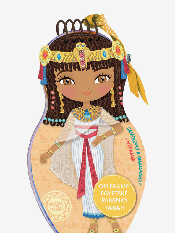 ELLA & MAX Oblačenje lutk egipčanske FARAH - pobarvanka