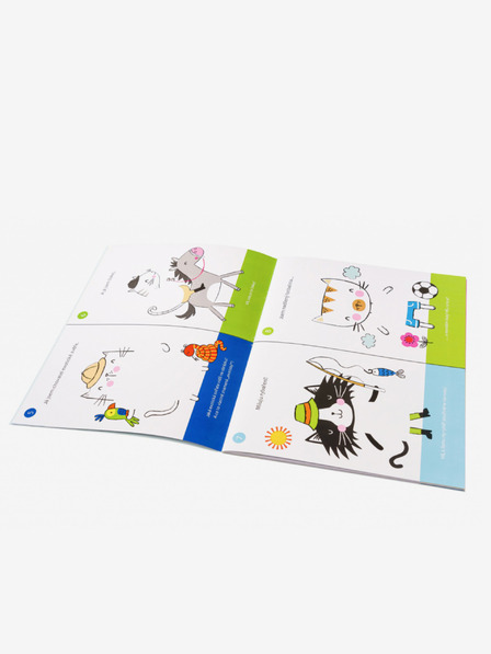 ELLA & MAX Obleka za MAČKO MINO – Knjiga nalepk