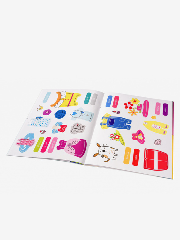 ELLA & MAX Obleka za MAČKO MINO – Knjiga nalepk