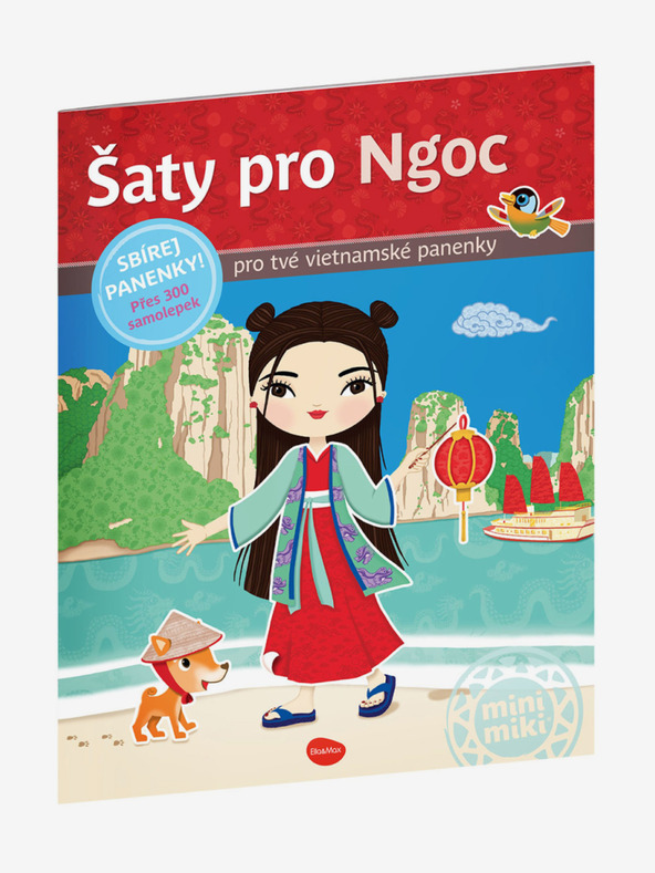 ELLA & MAX Šaty za NGOC ─ Knjiga nalepk
