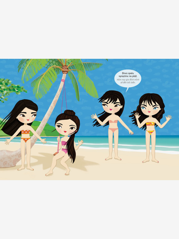 ELLA & MAX Šaty za NGOC ─ Knjiga nalepk