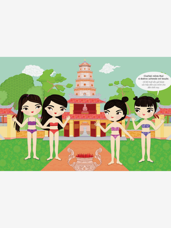 ELLA & MAX Šaty za NGOC ─ Knjiga nalepk