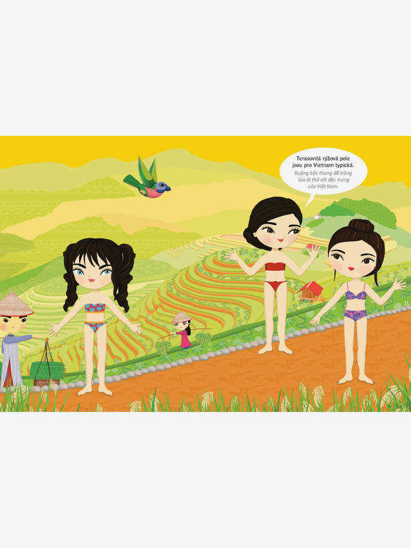 ELLA & MAX Šaty za NGOC ─ Knjiga nalepk