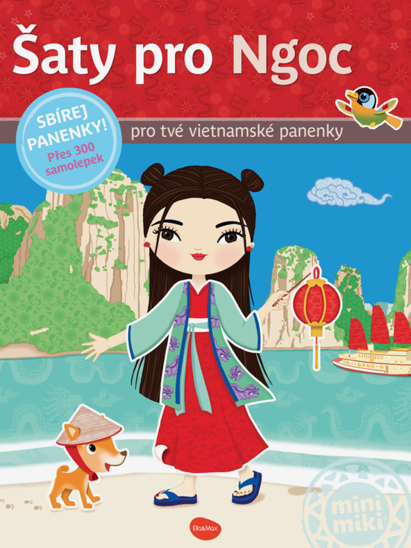 ELLA & MAX Šaty za NGOC ─ Knjiga nalepk