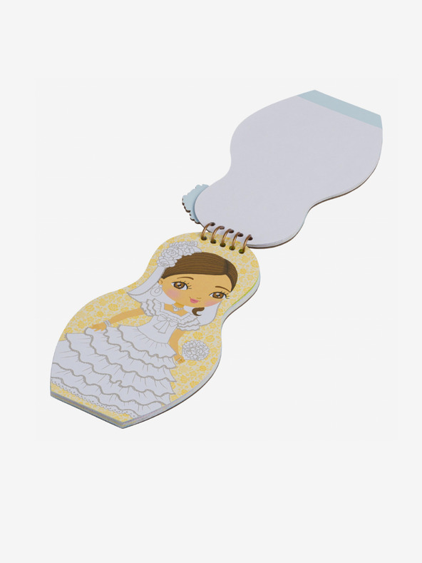 ELLA & MAX Oblačenje NEVESTY z vsega sveta - pobarvanka