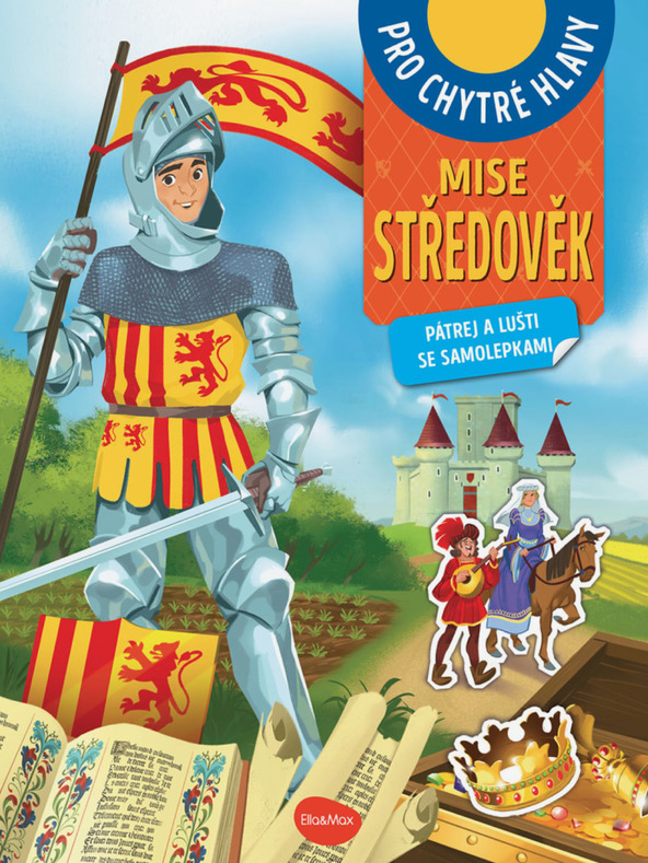 ELLA & MAX MISEL MEDIEVAL - Iskanje in reševanje z nalepkami
