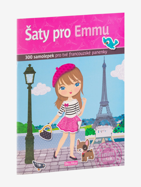 ELLA & MAX Obleka za EMMO - knjiga z nalepkami