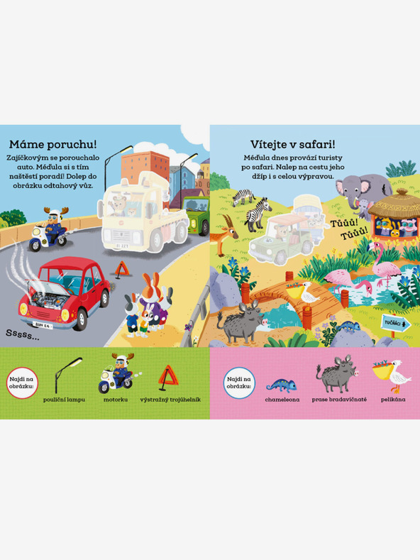 ELLA & MAX MAD ŠIKULA: POZNAVAMO PROMET - Knjiga z nalepkami