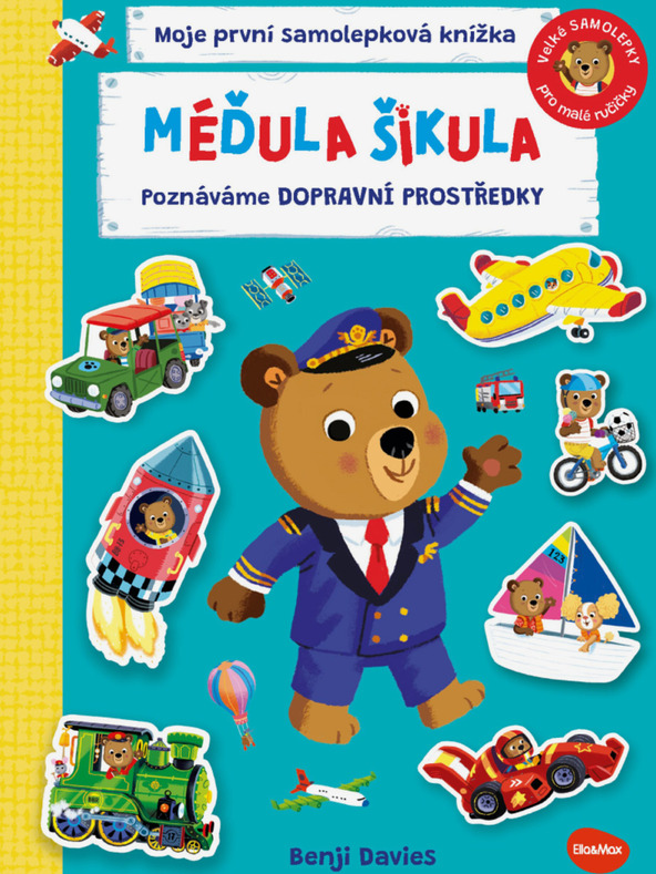 ELLA & MAX MAD ŠIKULA: POZNAVAMO PROMET - Knjiga z nalepkami