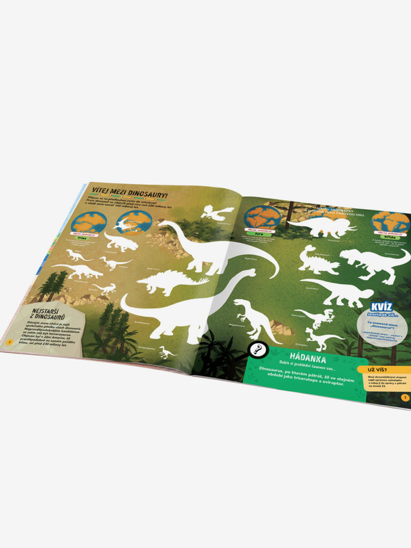 ELLA & MAX MISE DINOSAURS - iskanje in reševanje z nalepkami