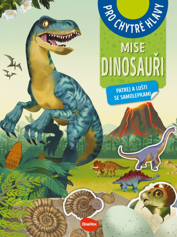 ELLA & MAX MISE DINOSAURS - iskanje in reševanje z nalepkami