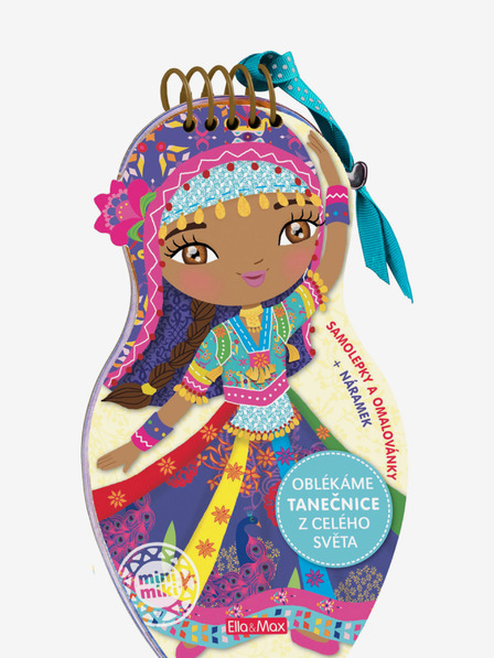 ELLA & MAX Obleci Plesalke z vsega sveta - pobarvanka