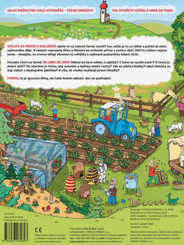 ELLA & MAX Velika knjiga FARMA za male pripovedovalce zgodb