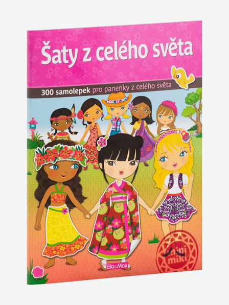 ELLA & MAX Obleke z vsega sveta - Knjiga nalepk