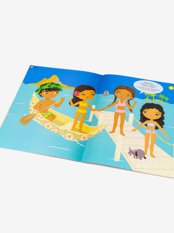 ELLA & MAX Obleke z vsega sveta - Knjiga nalepk