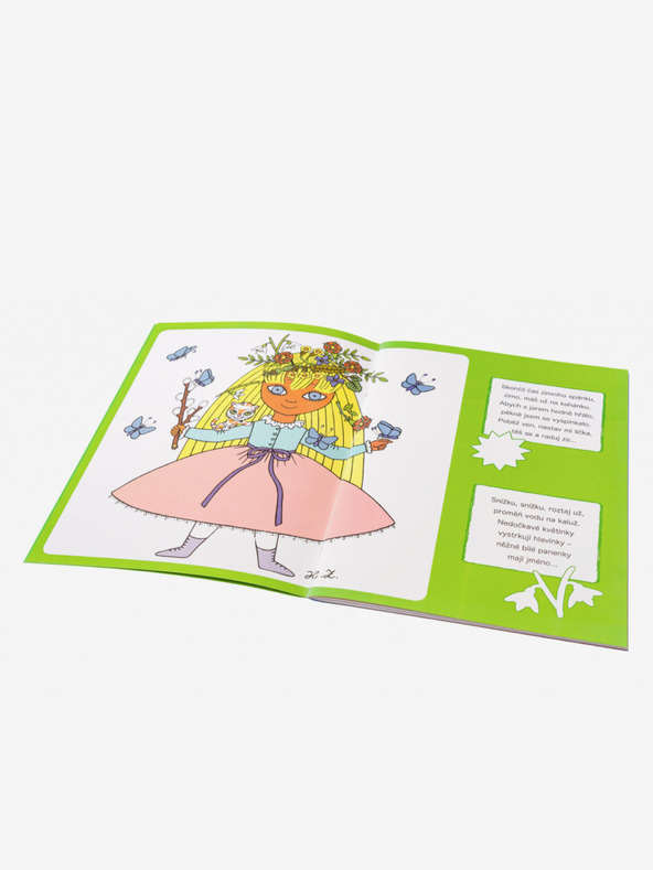 ELLA & MAX JARA, POLETJE, JESEN, ZIMA - knjiga z nalepkami in sestavljankami