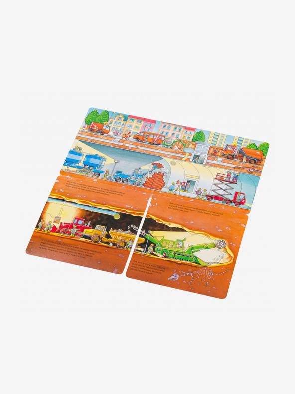 ELLA & MAX Zgradbe nad in pod zemljo - raztegljiva knjiga velikega formata